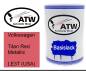 Preview: Volkswagen, Titan Red Metallic, LE3T (USA): 500ml Lackdose, von ATW Autoteile West.